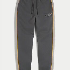 McLaren Hollister Co. Men's Grey and Black Joggers